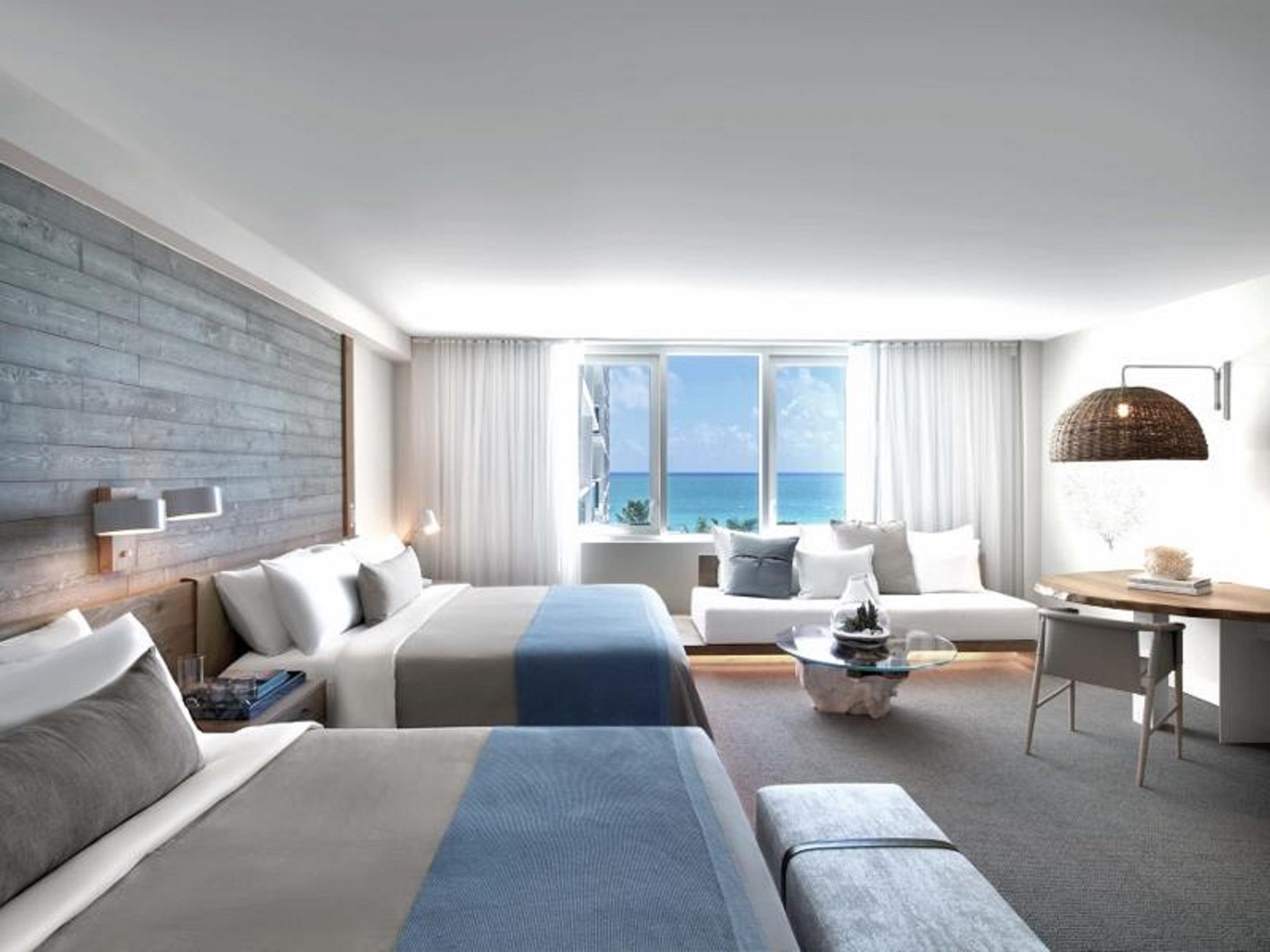 1 Hotel South Beach Miami Beach Esterno foto A room at the SLS Brickell