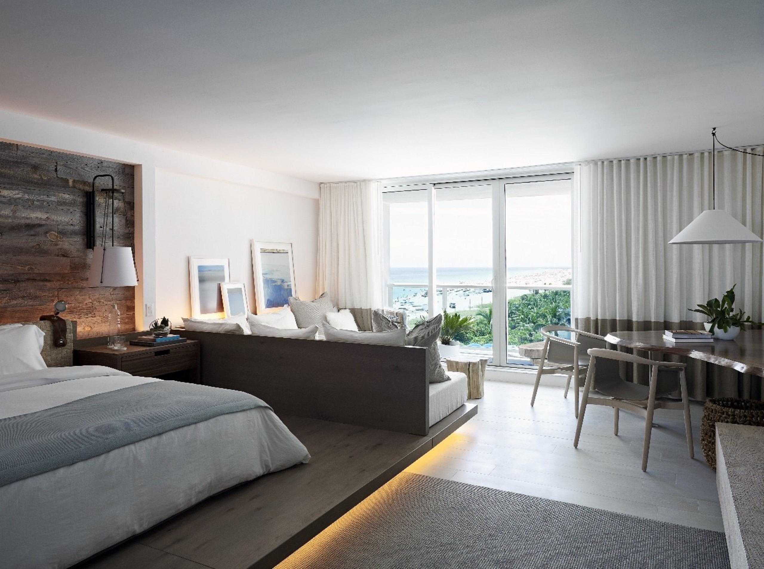 1 Hotel South Beach Miami Beach Esterno foto A rendering of a guest room at The Pearl