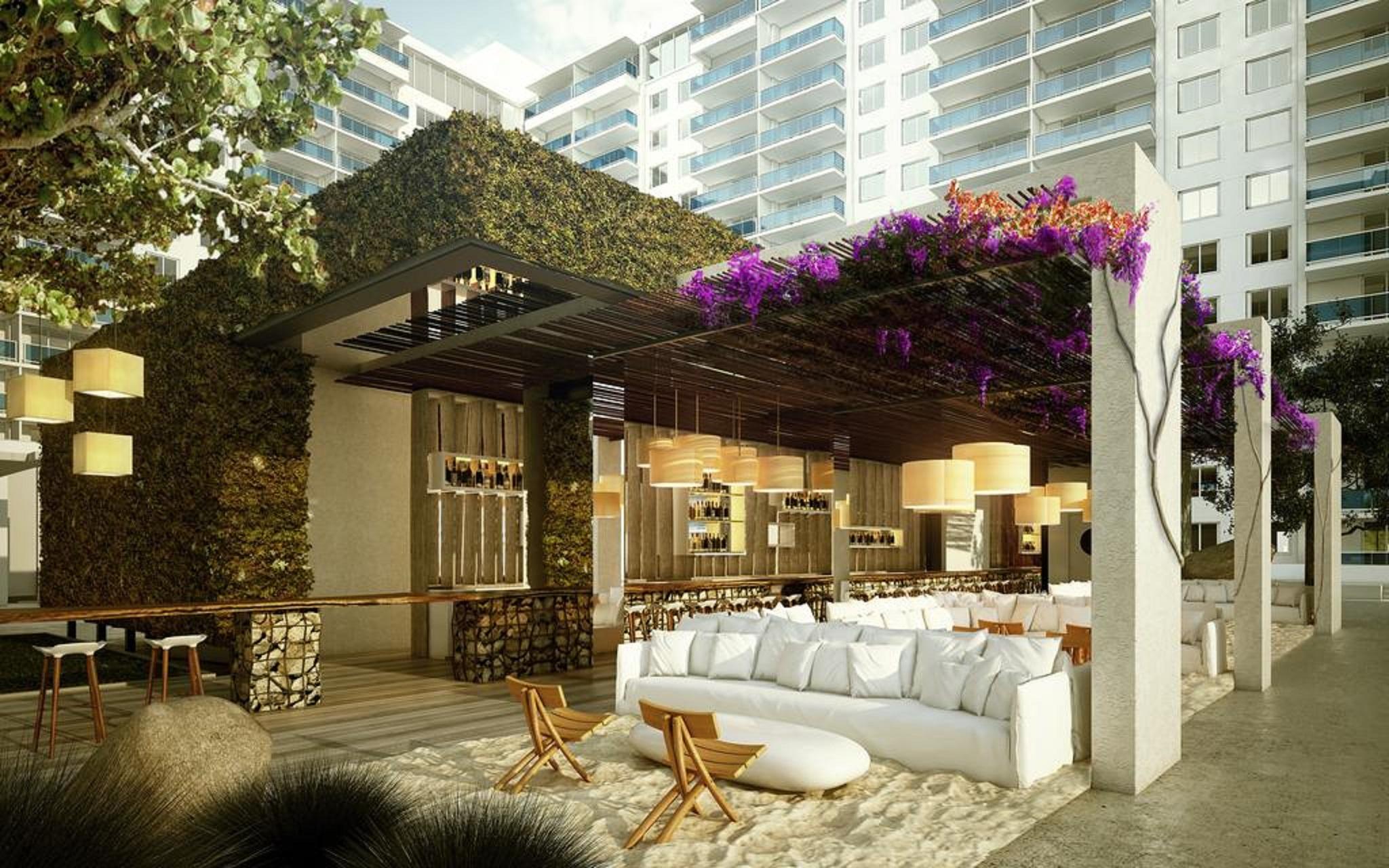 1 Hotel South Beach Miami Beach Esterno foto The interior of the hotel
