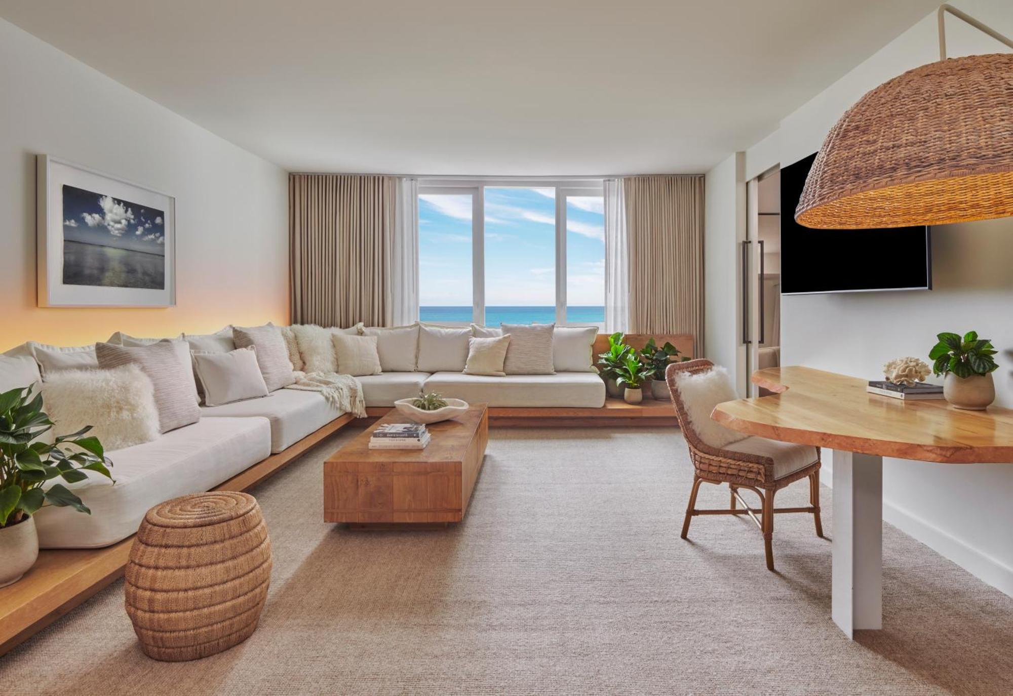 1 Hotel South Beach Miami Beach Esterno foto Living room