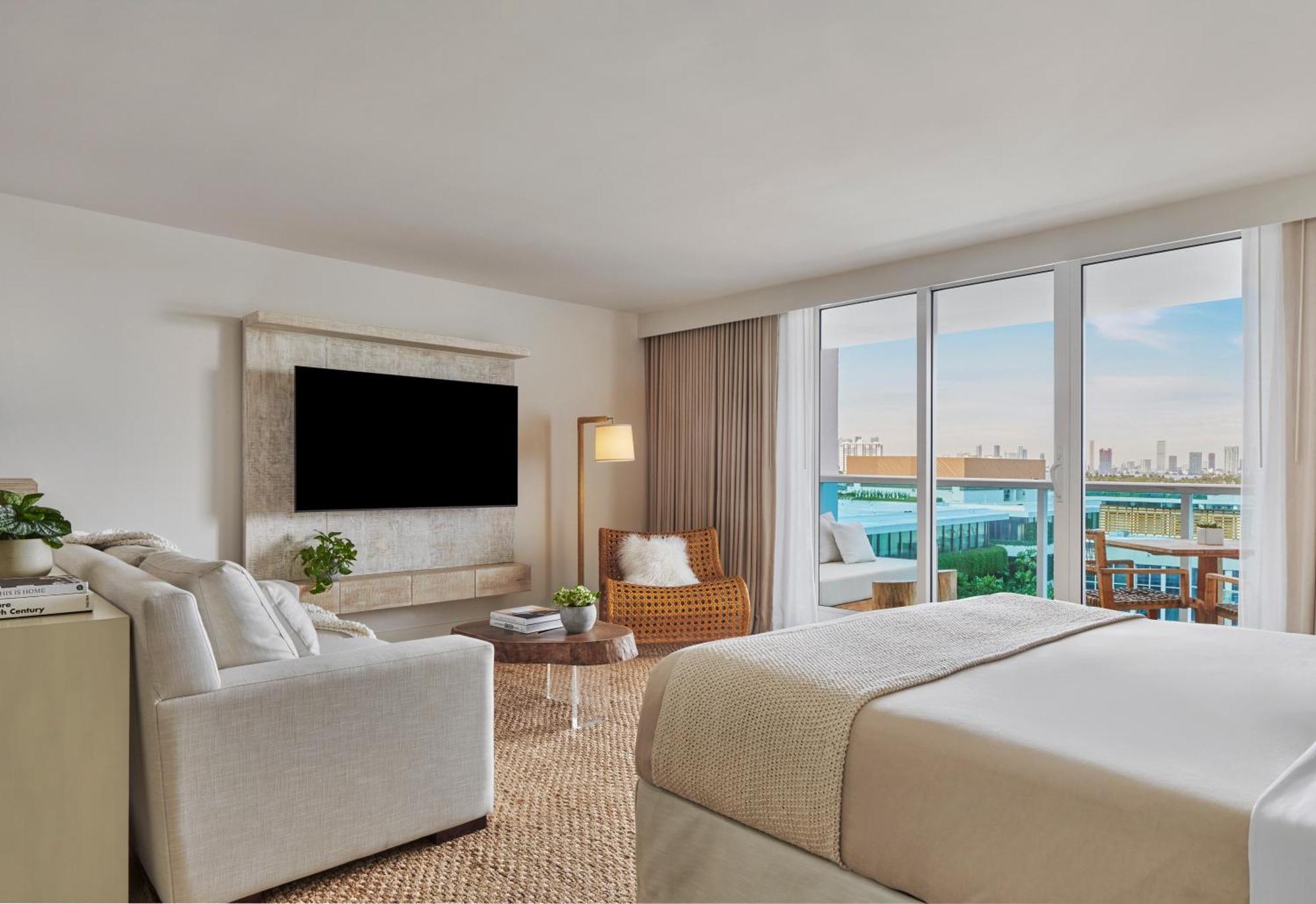 1 Hotel South Beach Miami Beach Esterno foto A room at the JW Marriott South Beach
