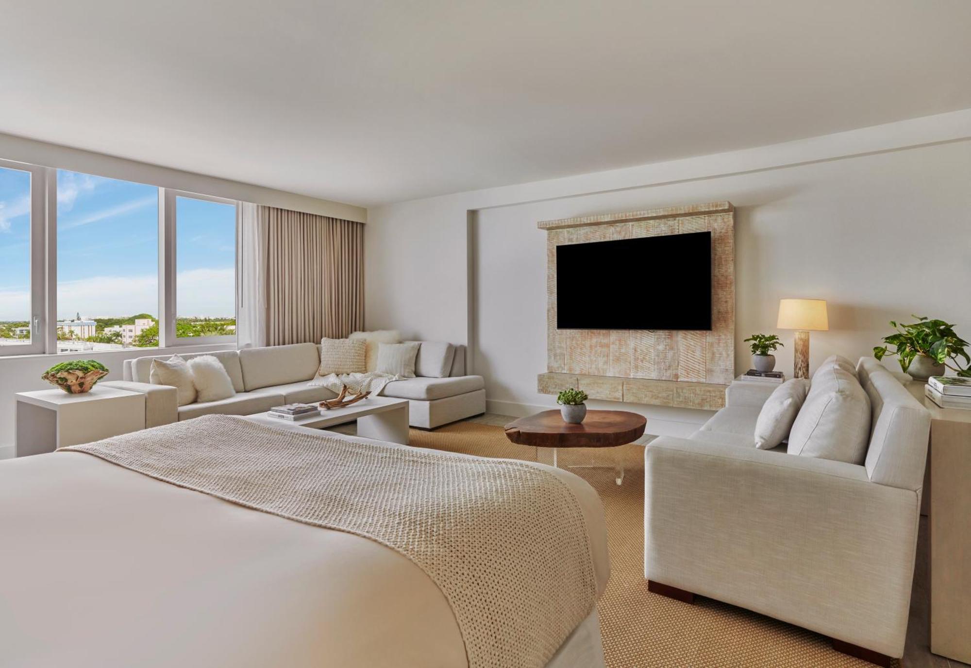 1 Hotel South Beach Miami Beach Esterno foto Living room