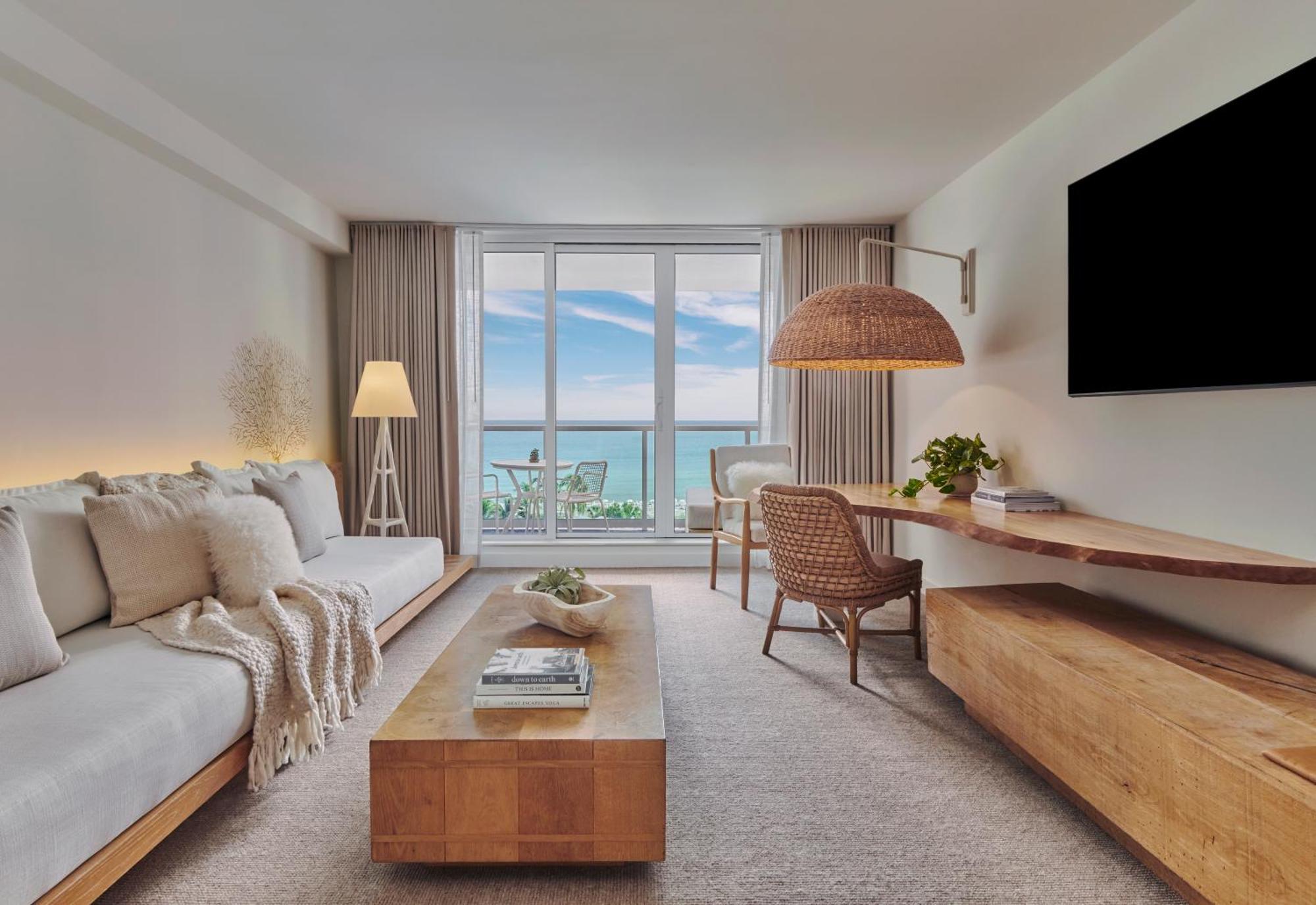 1 Hotel South Beach Miami Beach Esterno foto Living room